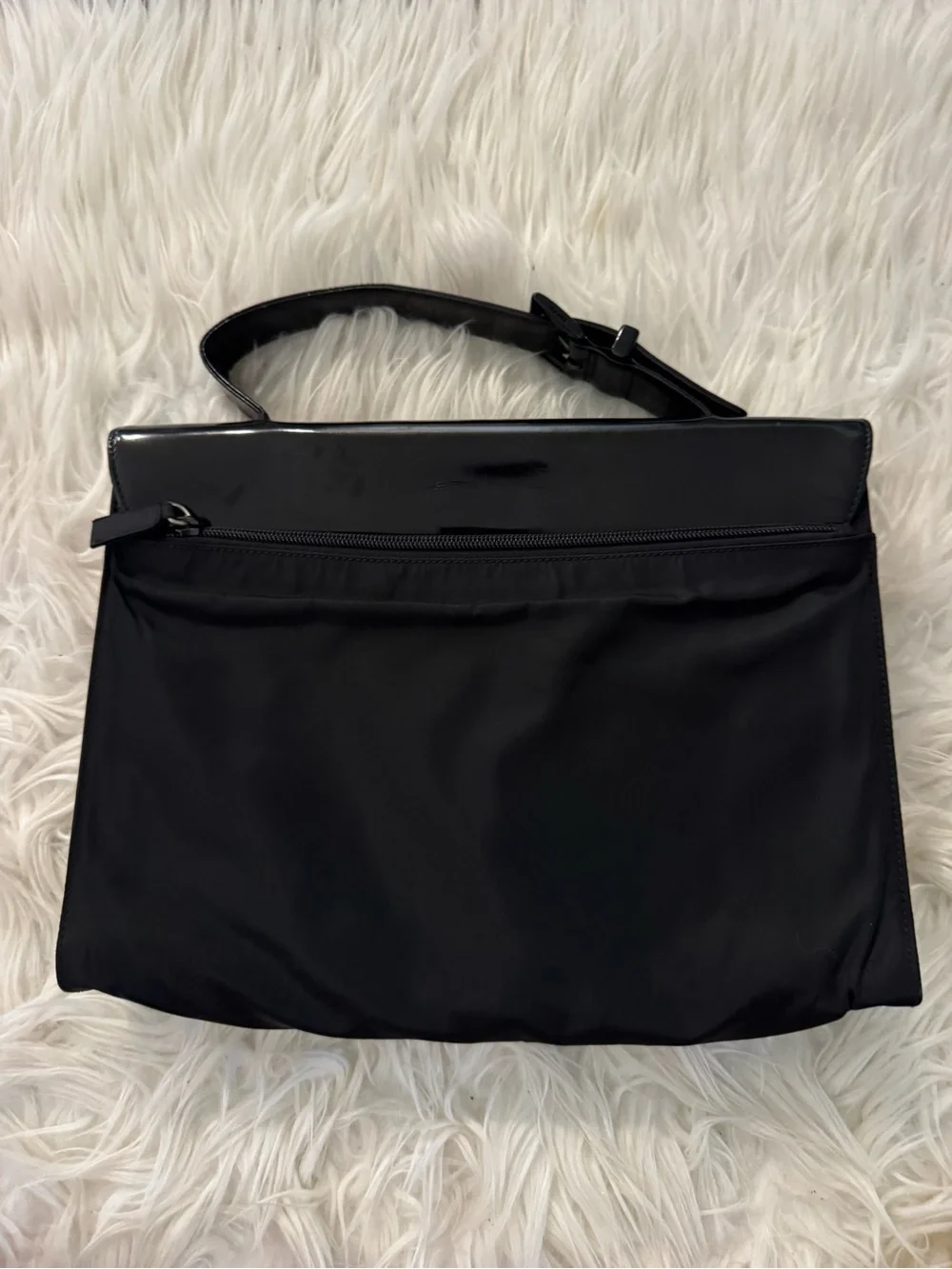Prada tessuto spazzolato laptop bag - Picture 5 of 11